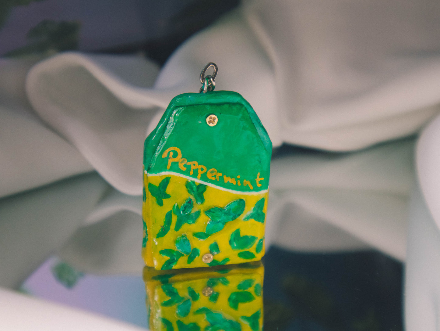 Teabag Watch Keychain