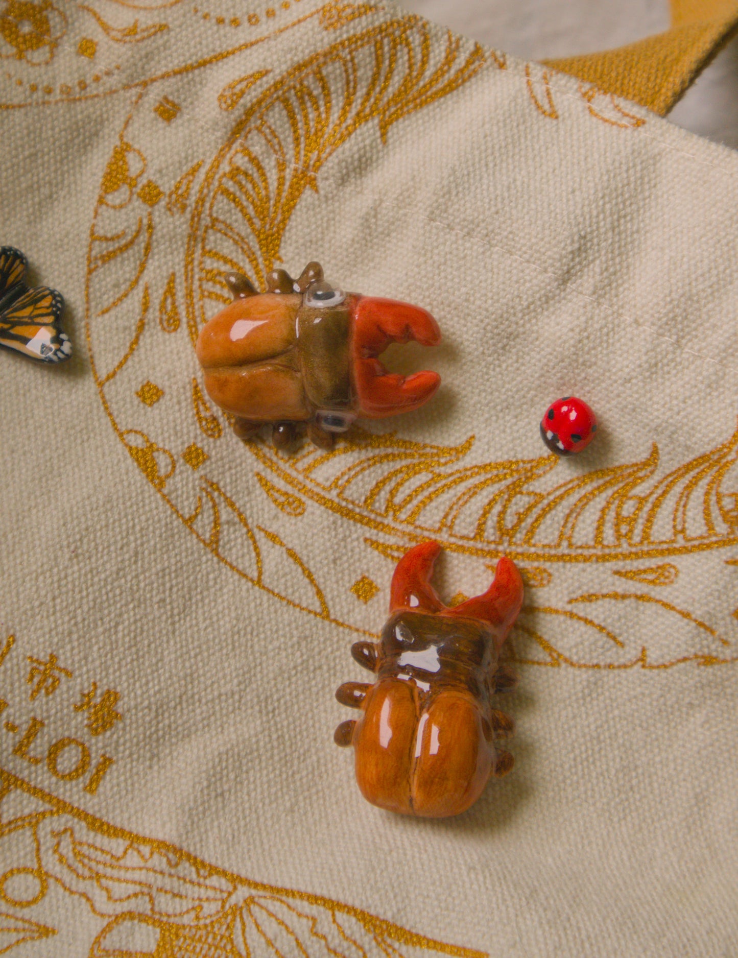 Stag Beetle Brooch/Pin