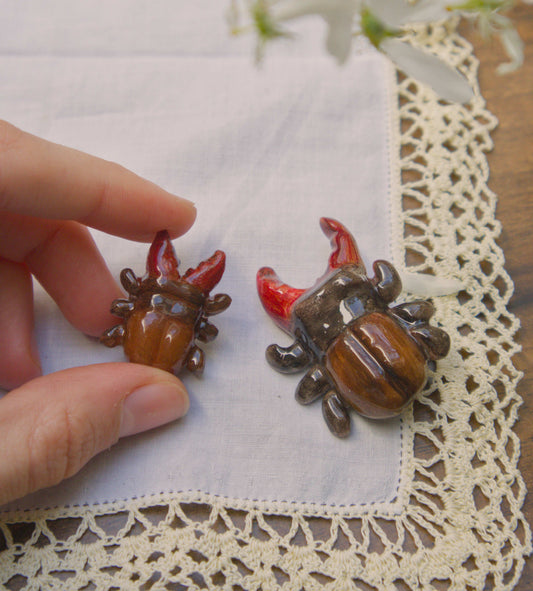 Stag Beetle Pins