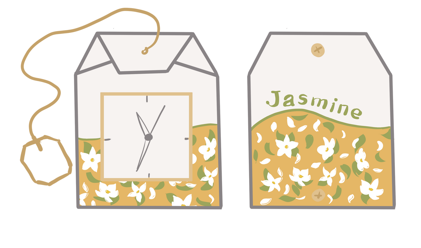 Teabag Watch Keychain
