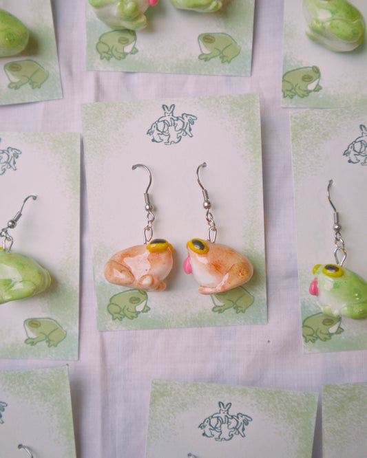 Silly Toad Earrings