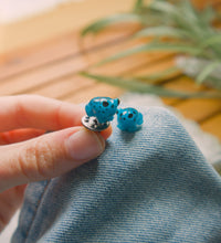 Blue Poison Dart Frog Pin