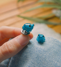 Blue Poison Dart Frog Pin