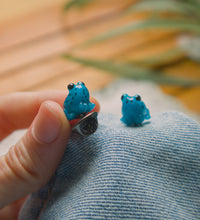 Blue Poison Dart Frog Pin