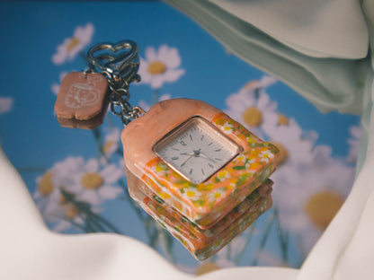 Teabag Watch Keychain