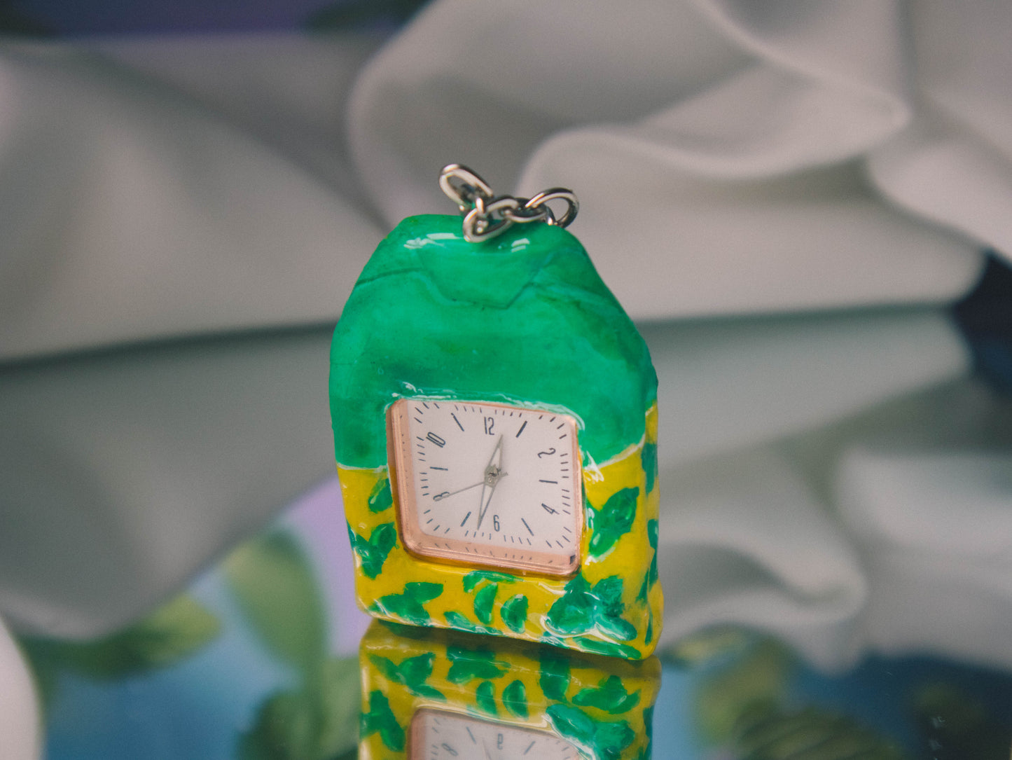 Teabag Watch Keychain
