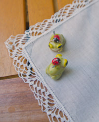 Frog and Ladybug Earrings