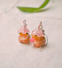 Silly Flower Frogs Earrings