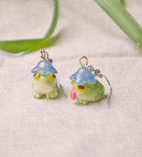 Silly Flower Frogs Earrings
