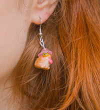Silly Flower Frogs Earrings