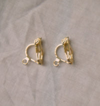 Change earring to clip ons for unpierced ears