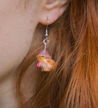 Silly Flower Frogs Earrings