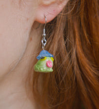 Silly Flower Frogs Earrings