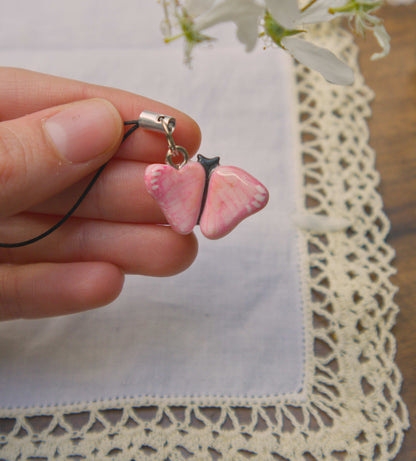 Pink Butterfly Phone Charms (b grade)