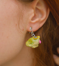 Change earring to clip ons for unpierced ears