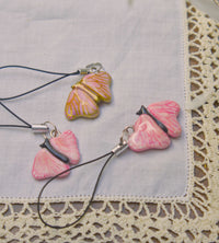 Pink Butterfly Phone Charms (b grade)