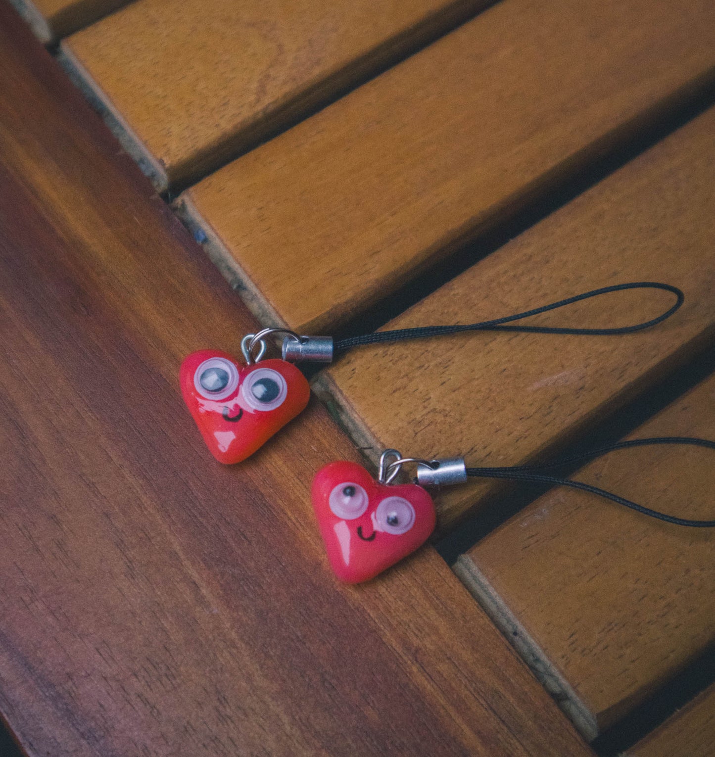 Silly Googly Heart Charm