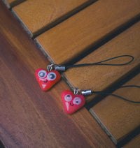 Silly Googly Heart Charm