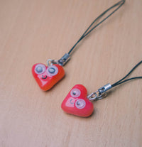 Silly Googly Heart Charm