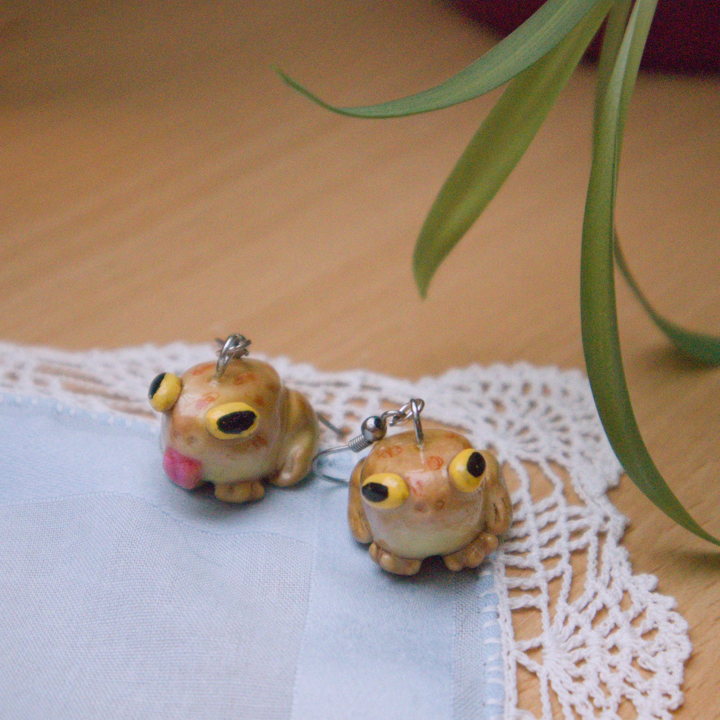 Silly Toad Earrings