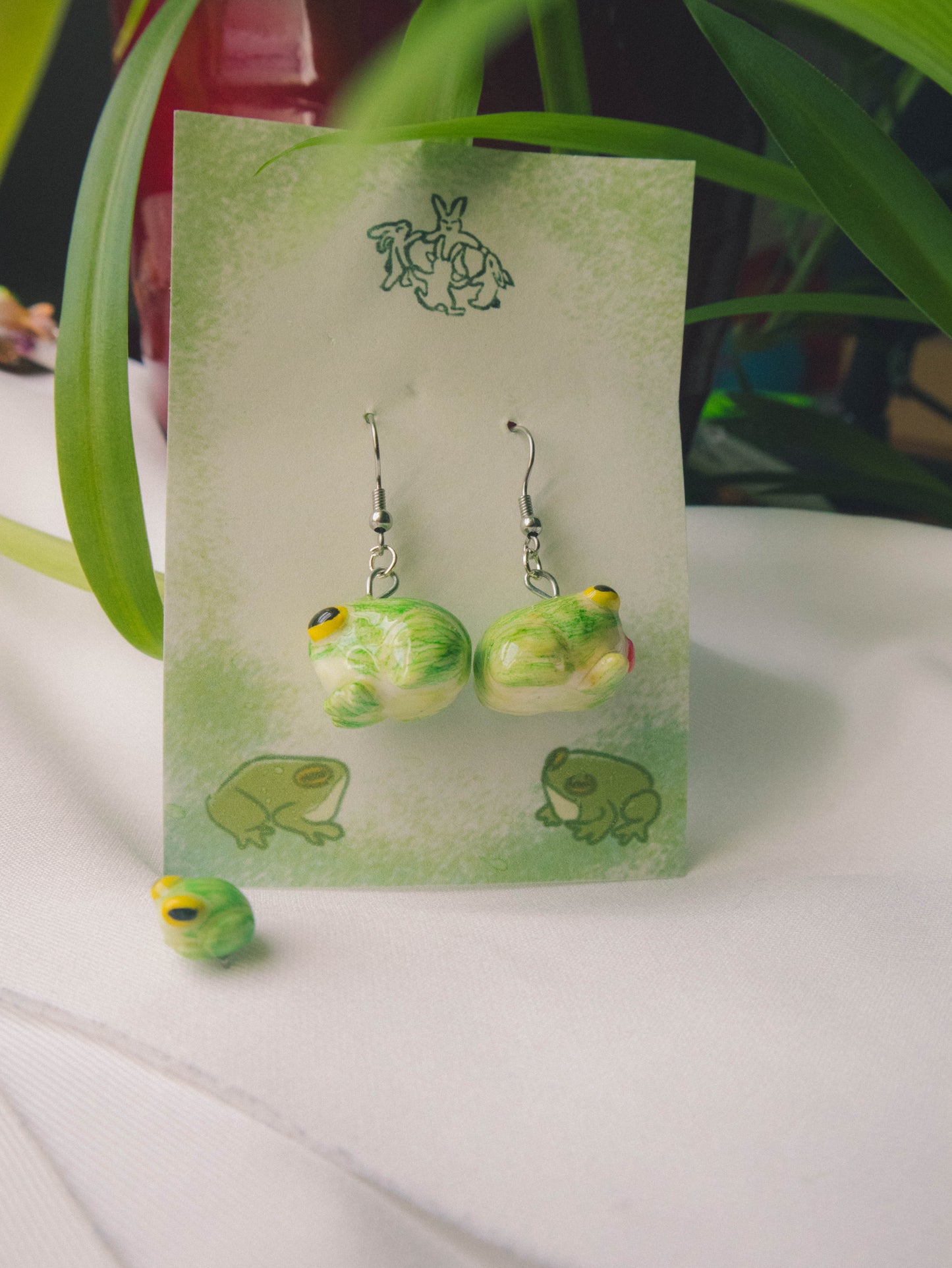Silly Frogs Earrings