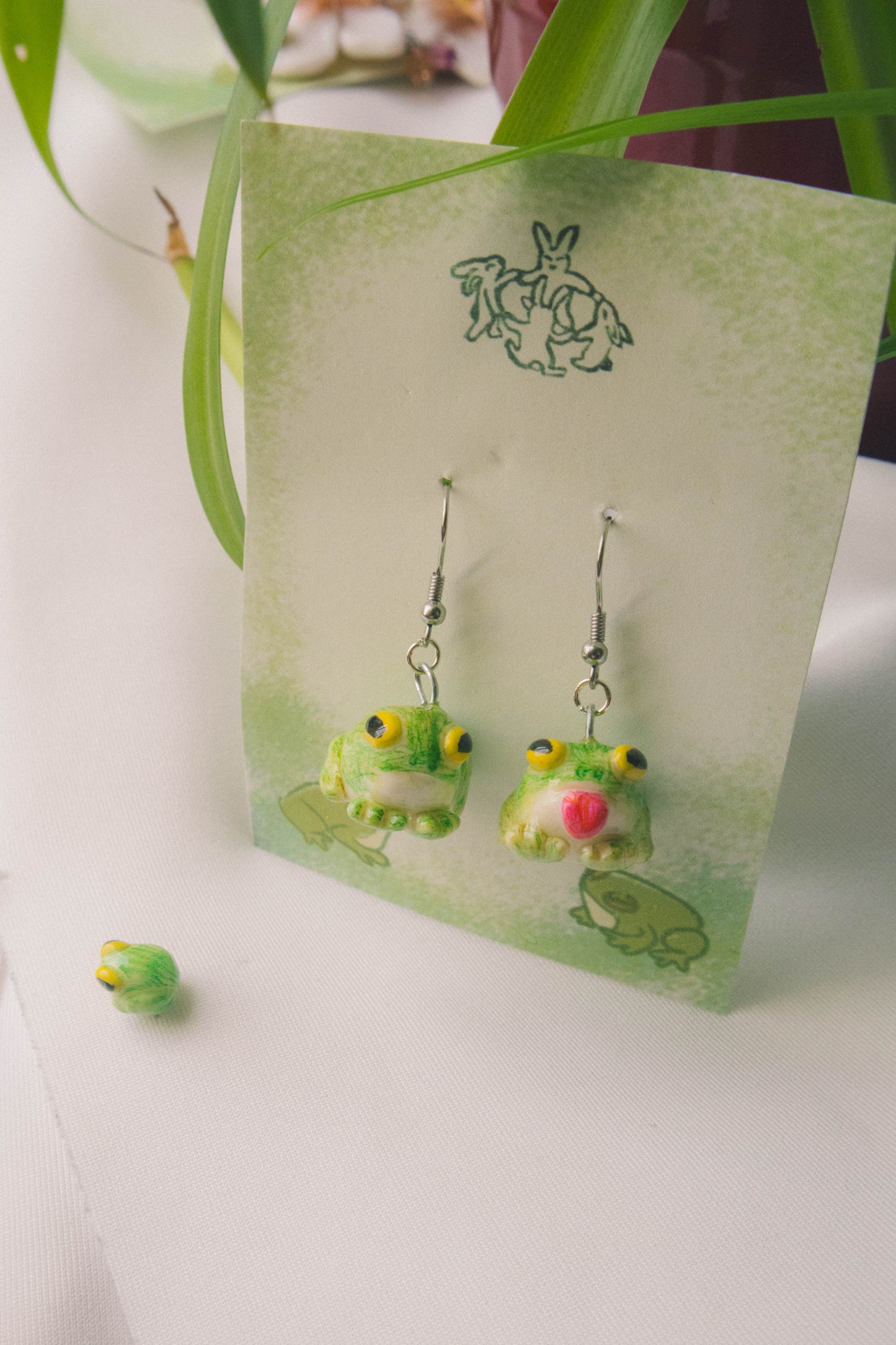 Silly Frogs Earrings
