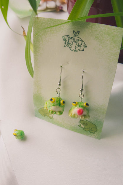 Silly Frogs Earrings