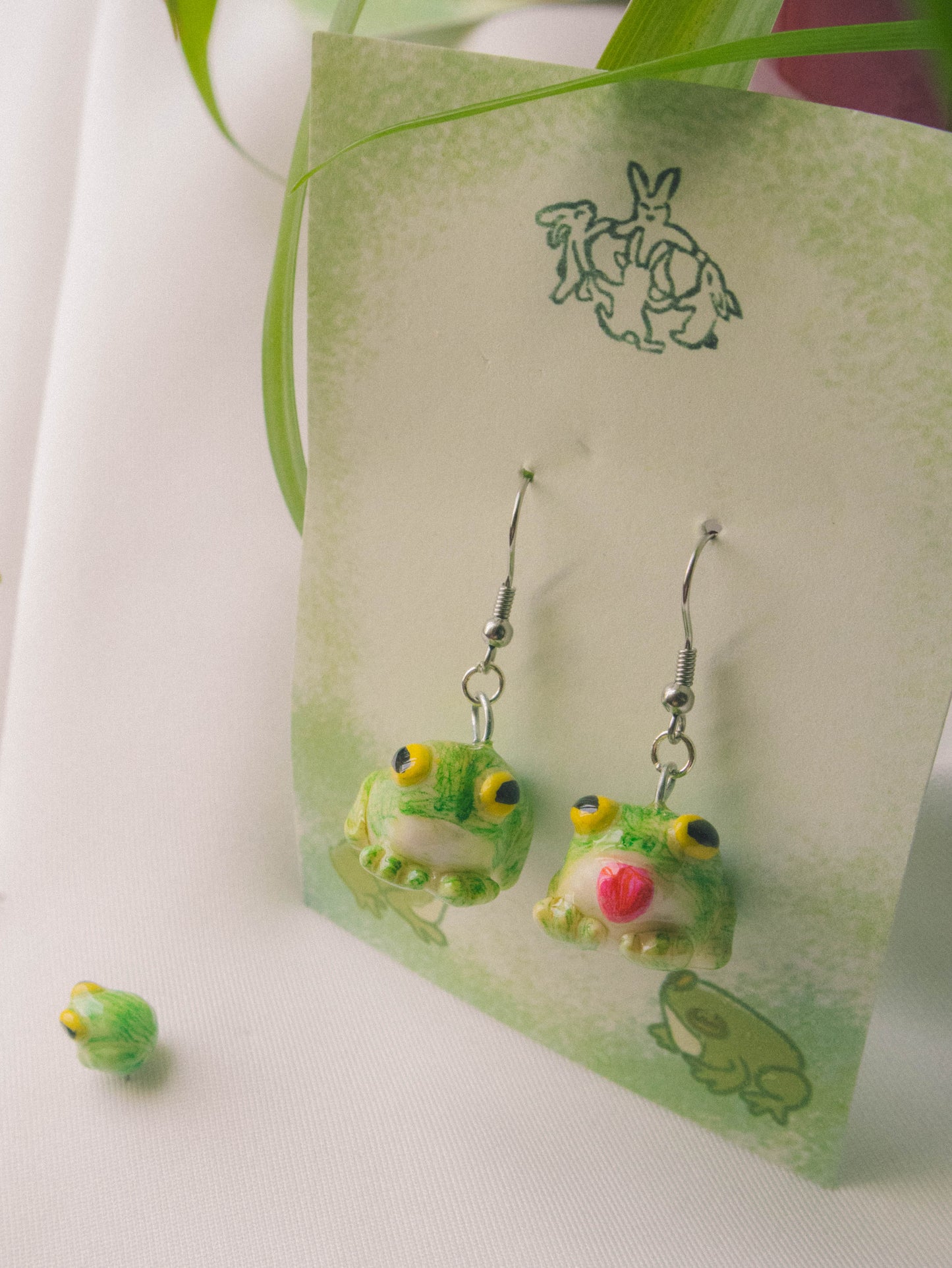 Silly Frogs Earrings