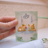 Silly Toad Earrings