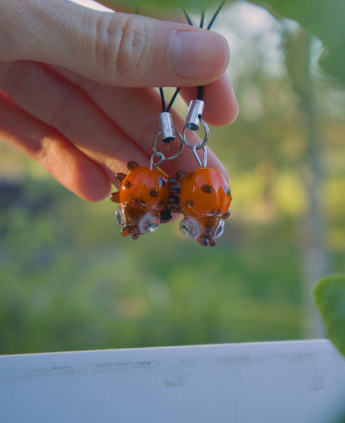 Mini Ladybug Phone Charms