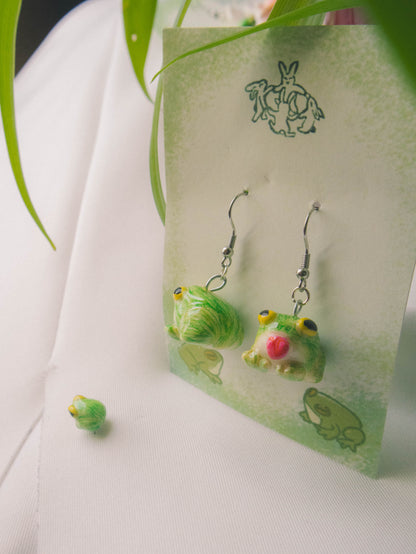 Silly Frogs Earrings
