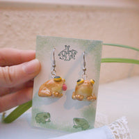 Silly Toad Earrings
