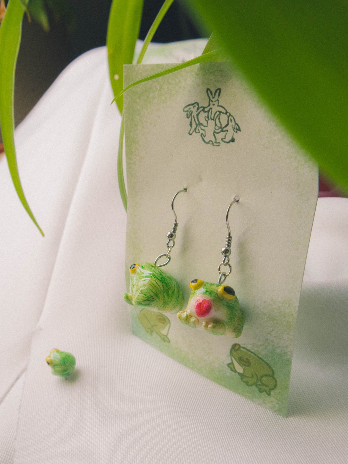Silly Frogs Earrings