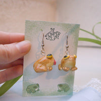 Silly Toad Earrings