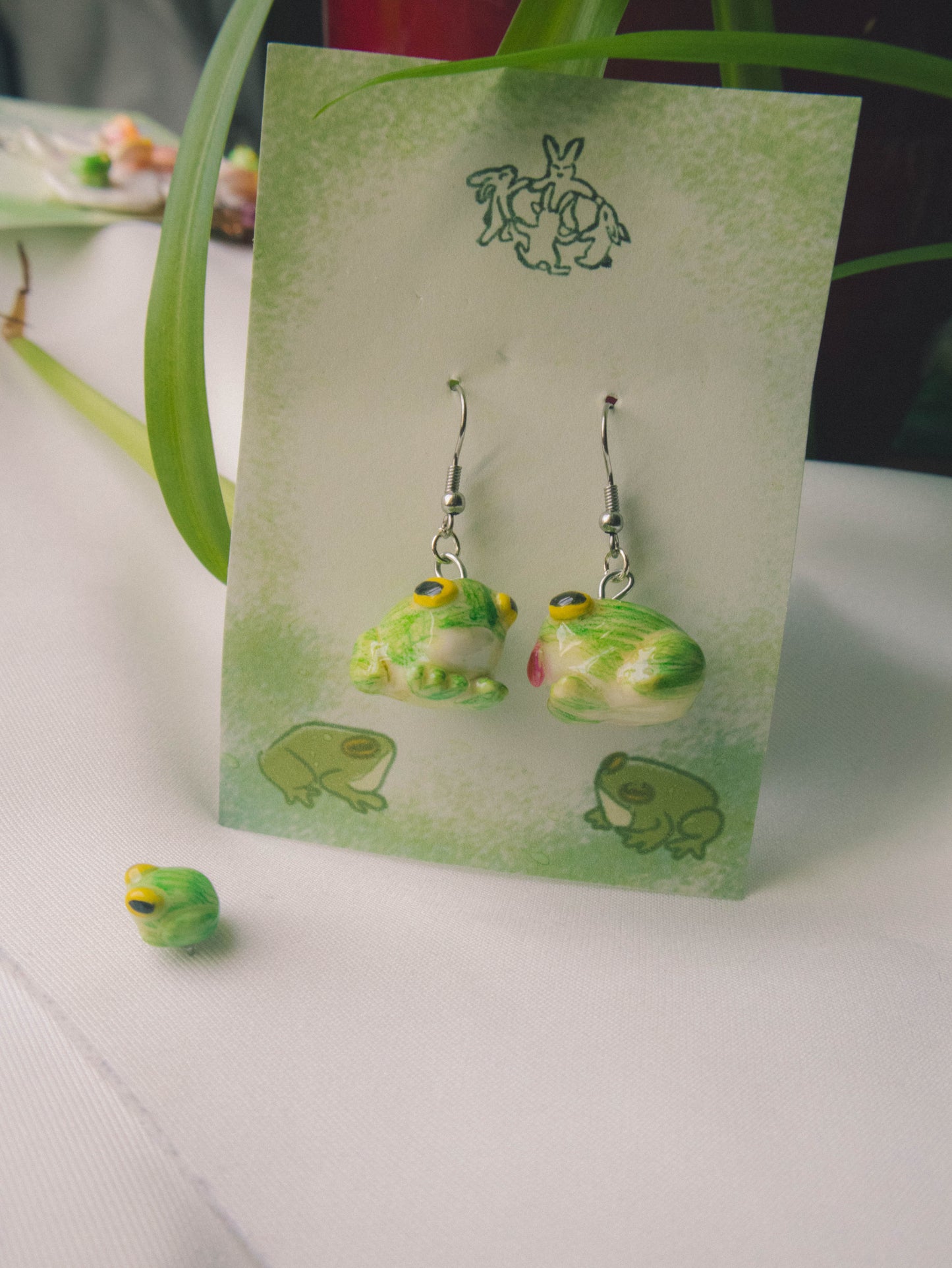 Silly Frogs Earrings