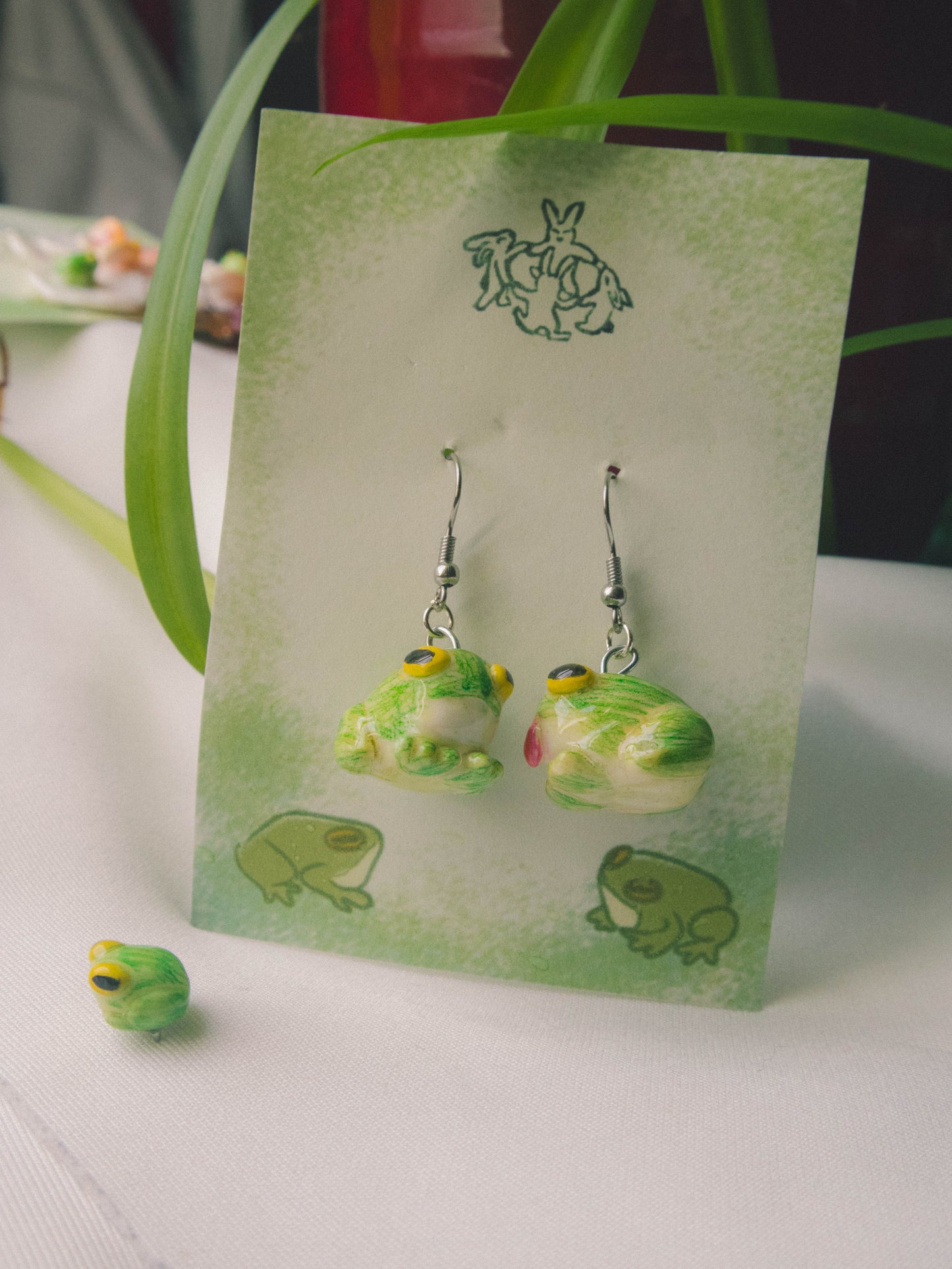 Silly Frogs Earrings