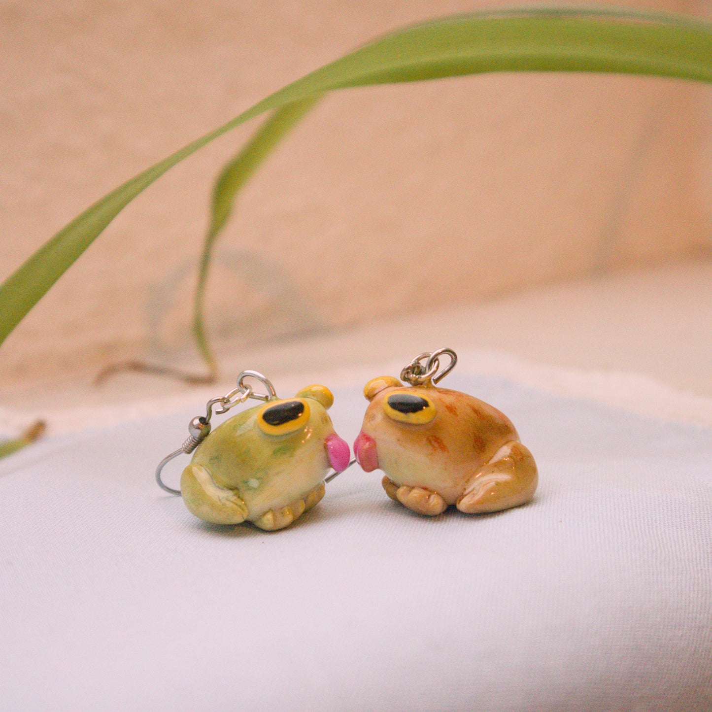 Silly Toad Earrings