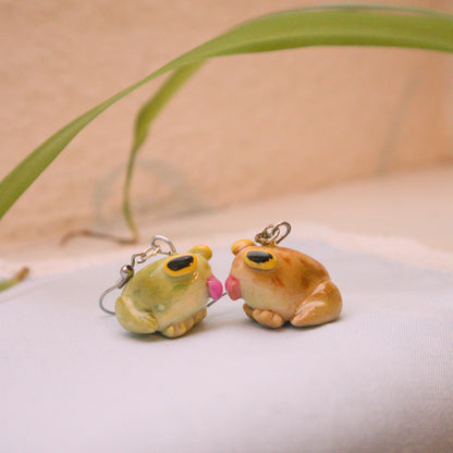 Silly Toad Earrings