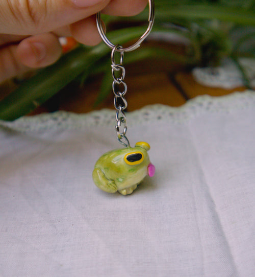 Silly Frogs Keychain