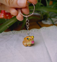 Silly Frogs Keychain
