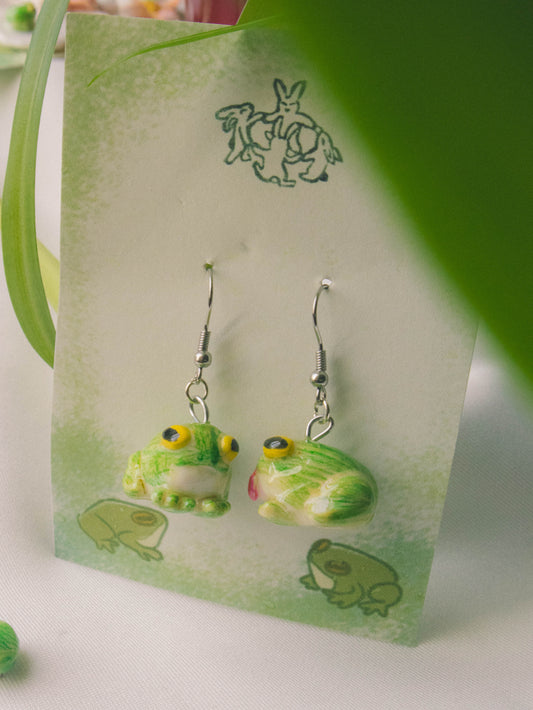 Silly Frogs Earrings