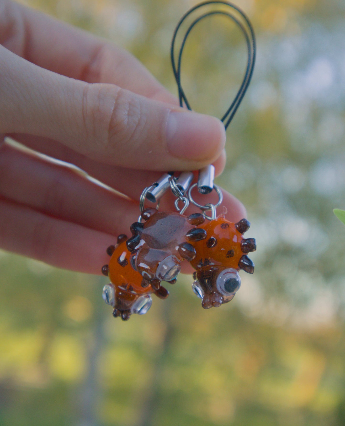 Mini Ladybug Phone Charms