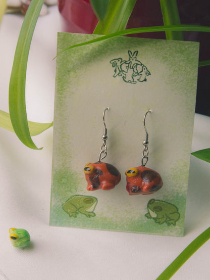 Silly Toads Earrings