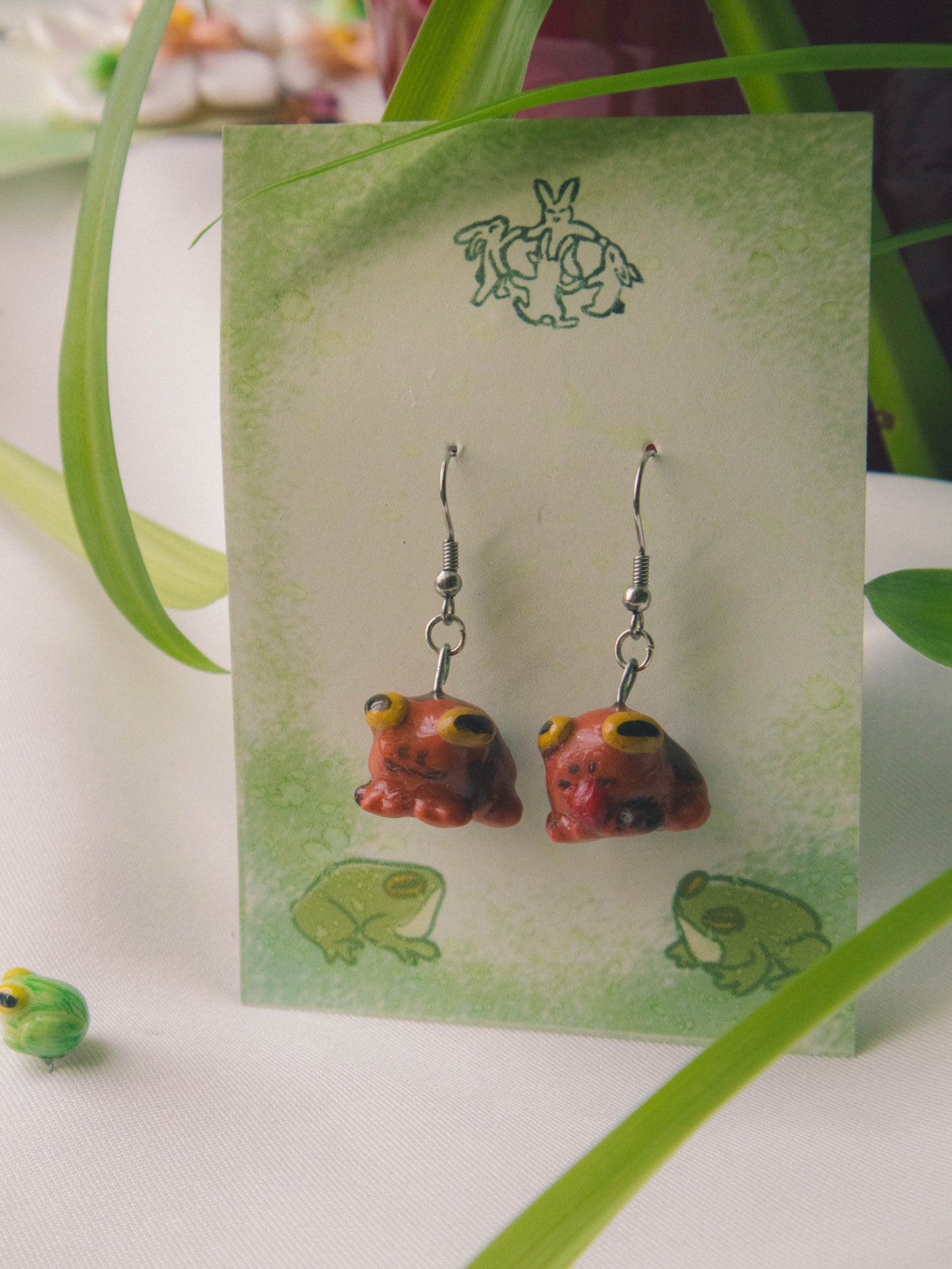 Silly Toads Earrings