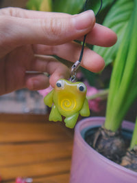 Original Silly Frog Worry Stone Charm