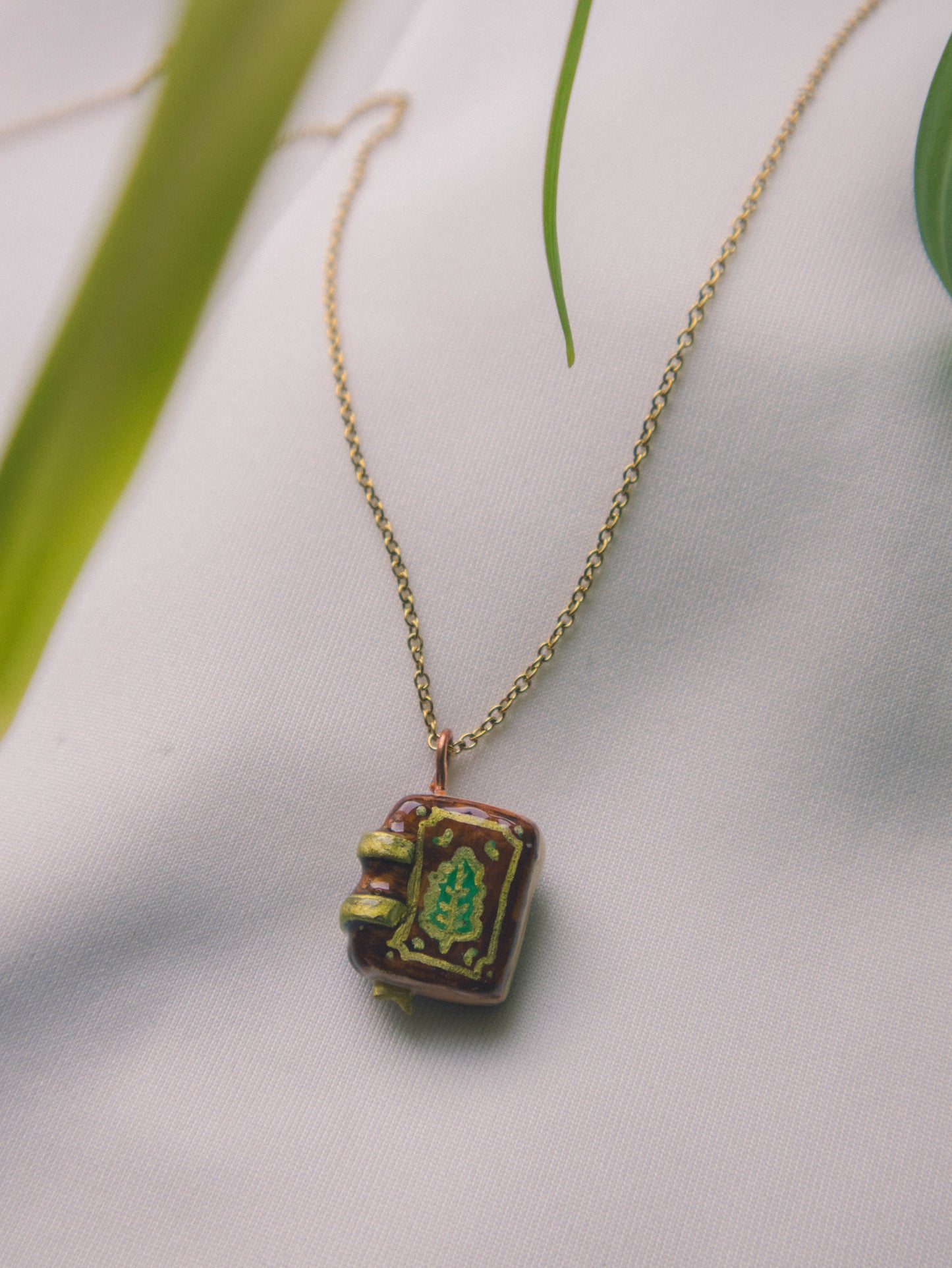 "The Little Woodland Book" Necklace