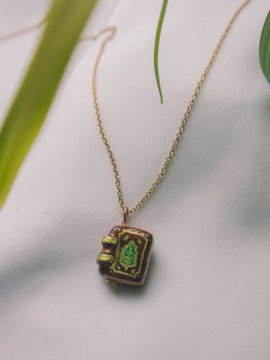 "The Little Woodland Book" Necklace