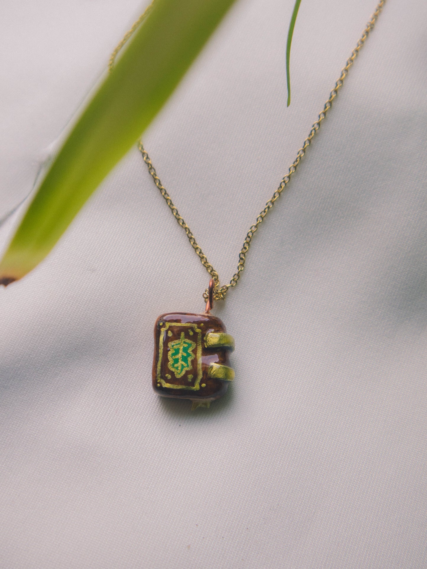 "The Little Woodland Book" Necklace
