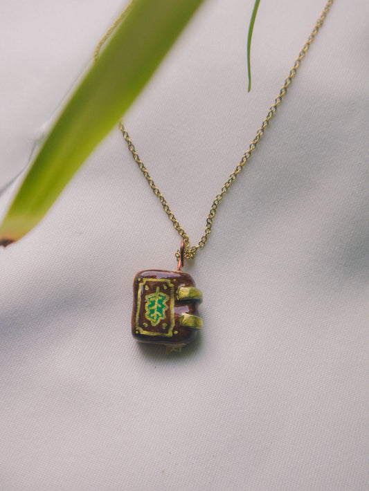 "The Little Woodland Book" Necklace