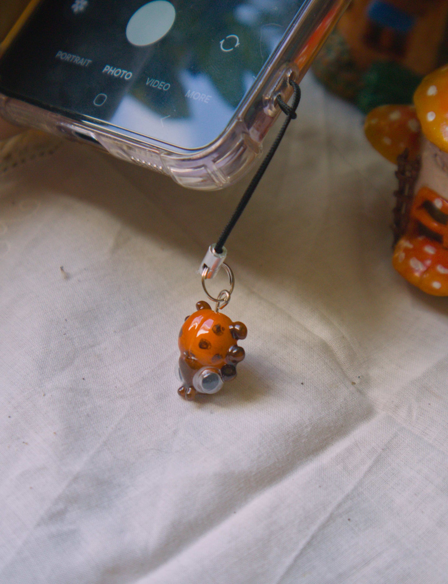 Mini Ladybug Phone Charms